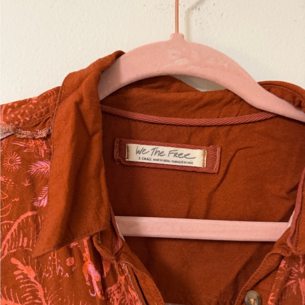 Free People share the good vibes button down - Picture 4 of 5